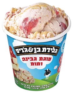 גלידת בן &ג׳ריס | עוגת גבינה ותות - ריאו בעיר