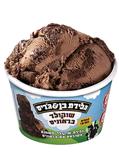 גלידת בן&ג׳ריס | שוקולד בראוניס - ריאו בעיר