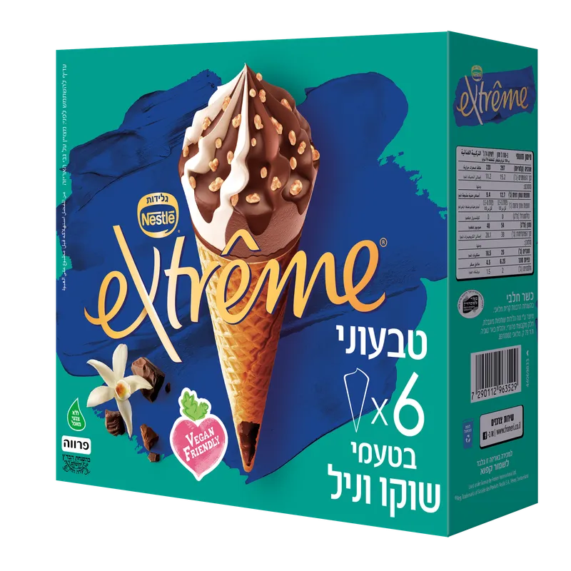 מאגדת טילון אקסטרים שוקו וניל פרווה 6 יחידות - ריאו בעיר