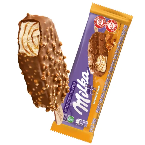 שלגון מילקה קראנץ' קרמל - ריאו בעיר