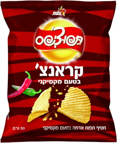 תפוצ'יפס קראנצ' בטעם מקסיקני - ריאו בעיר